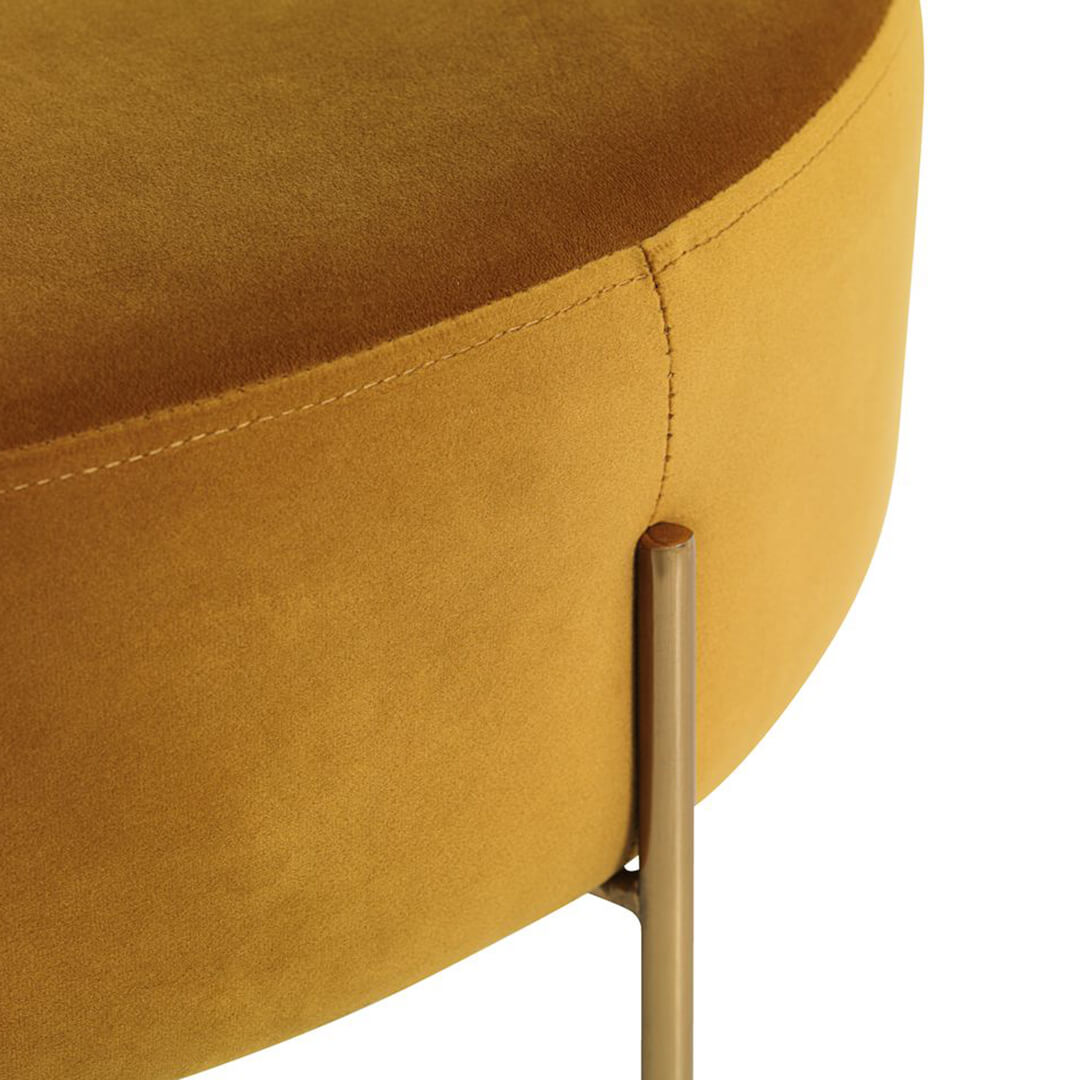 Pouf Brown/Gold – Image 2