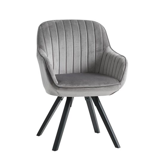 Armchair Velvet Gray