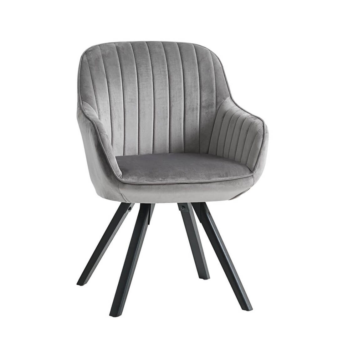 Armchair Velvet Gray